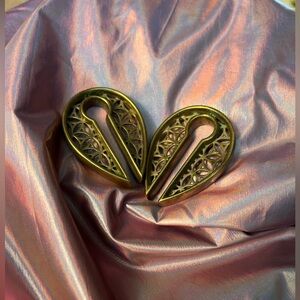 Brass Keyhole Ear Weights